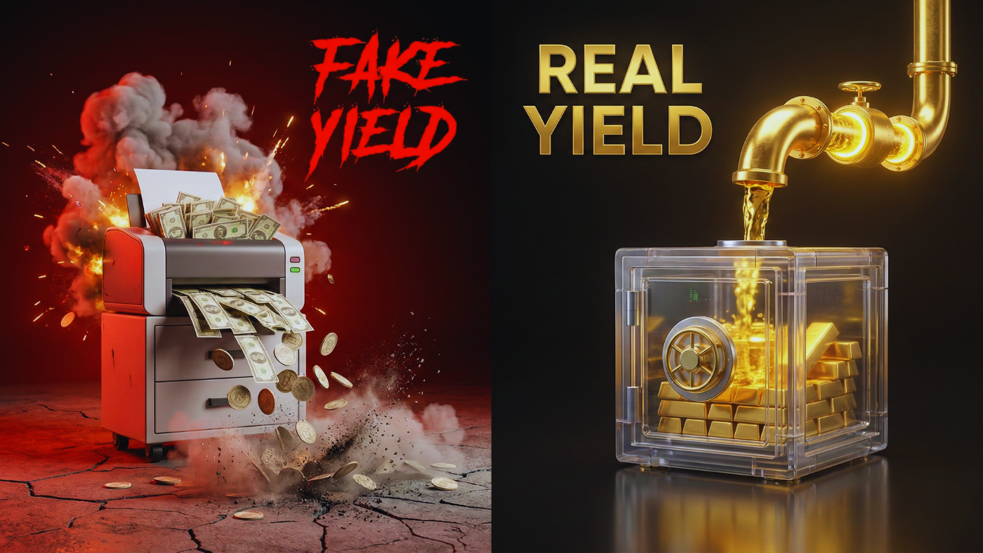 "Real Yield" vs. Inflação: Por que um APY de 5000% é uma armadilha?